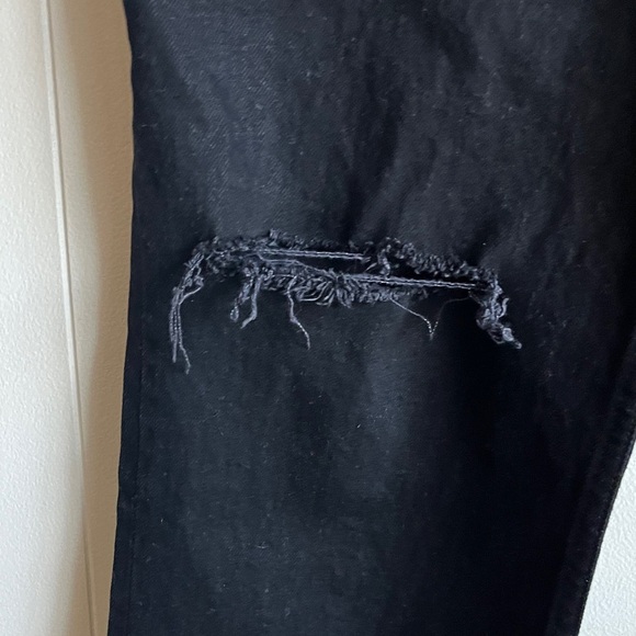 Abercrombie & Fitch Black 90’s Straight Ultra High Rise Curve Love Jeans Sz 10 - Picture 9 of 11